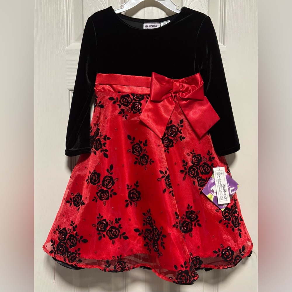NWT Blueberi Boulevard Girls Holiday Sparkly Dress